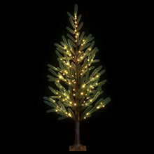 6FT Pre-Lit LED Christmas Tree with 120 Warm White LEDs
