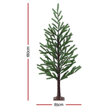 6FT Pre-Lit LED Christmas Tree with 120 Warm White LEDs
