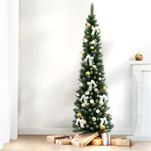6FT Slim Snow-Tipped Christmas Tree with 300 Tips
