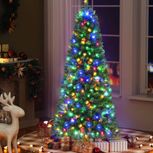 6FT Pre-Lit Christmas Tree with 200 Multi-Colour LEDs & 8 Lighting Modes