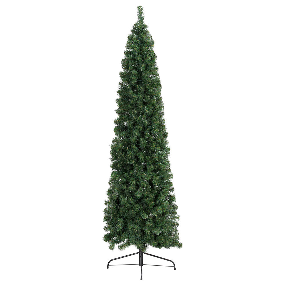 7FT Half Corner Christmas Tree with 250 LED Lights