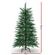 5FT Pre-Lit Sparse Christmas Tree with 214 Warm White LEDs