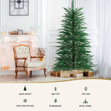 5FT Pre-Lit Sparse Christmas Tree with 214 Warm White LEDs