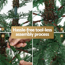 5FT Pre-Lit Sparse Christmas Tree with 214 Warm White LEDs