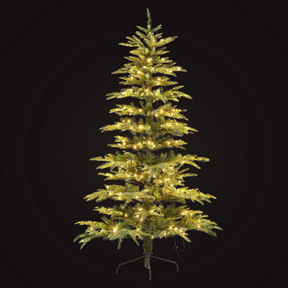 7FT Sparse Christmas Tree – 860 Tips, 400 Warm White LED Lights
