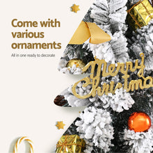 60CM Snow-Flocked Mini Christmas Tree – 100 Tips, Unlit