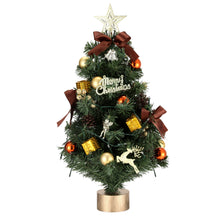 60CM Pre-Lit Tabletop Christmas Tree with 50 LED Lights & Ornaments