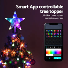 Christmas Tree Topper Star – RGB LED Lights with App Control