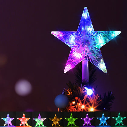 Colour-Changing Christmas Tree Topper Star with App Control