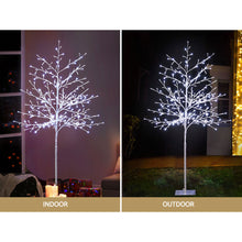 5FT Solar White LED Twig Christmas Tree – 304 LEDs