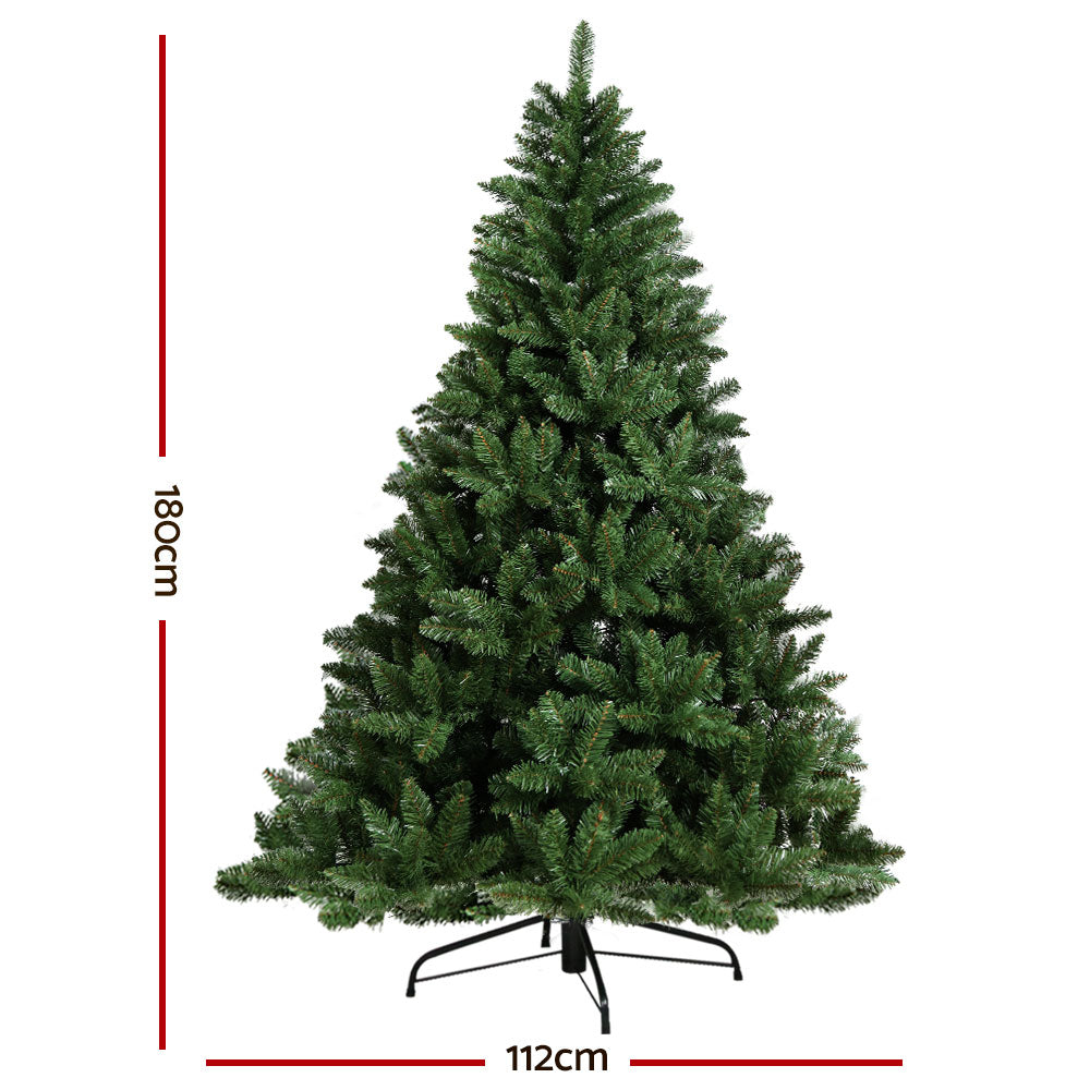 6FT Green Fir Christmas Tree with 650 Tips