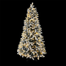 6FT Snow-Flocked Christmas Tree with 350 LED Lights
