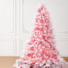 6FT Pink Snow-Flocked Christmas Tree