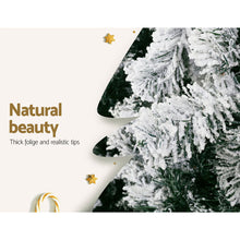7FT Snow Flocked Christmas Tree with 780 Tips