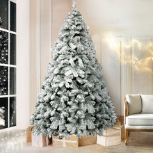 7FT Snow Flocked Christmas Tree with 780 Tips