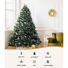 7FT Snow Frosted Fir Christmas Tree with 905 Tips