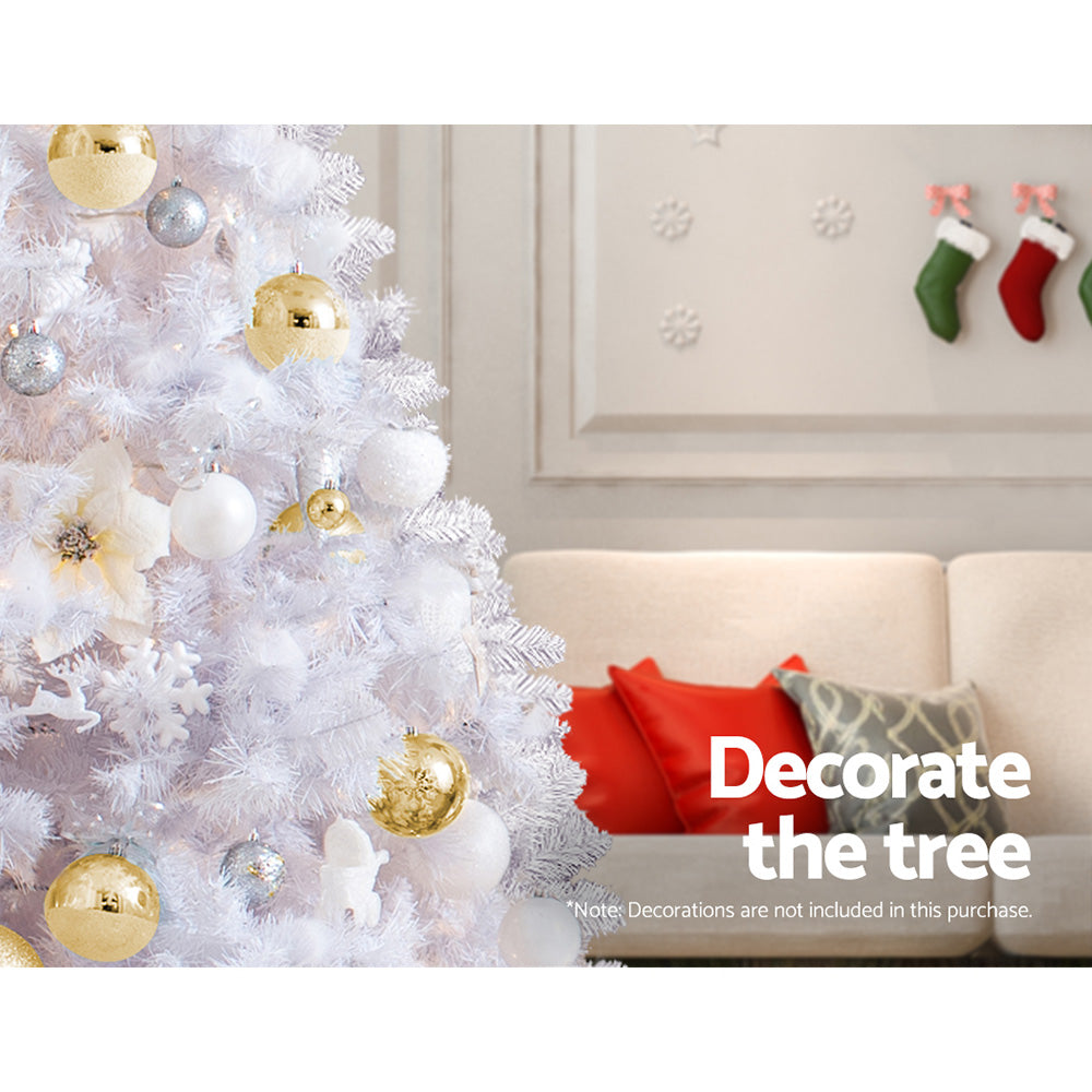 7FT White Fir Christmas Tree with 1000 Tips