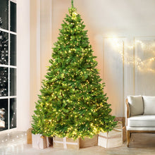 8FT Fir Christmas Tree – 1488 Tips, 1488 Warm White LED Lights