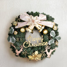 60CM Christmas Wreath – Gold Bow, Reindeer & Baubles