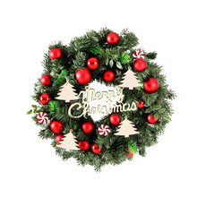 40CM Christmas Wreath with Baubles & Candy Decorations