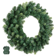 60CM Pre-Lit Christmas Wreath with 35 Warm White LED