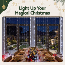 3M x 3M Curtain Lights with 300 Cool White LED Lights