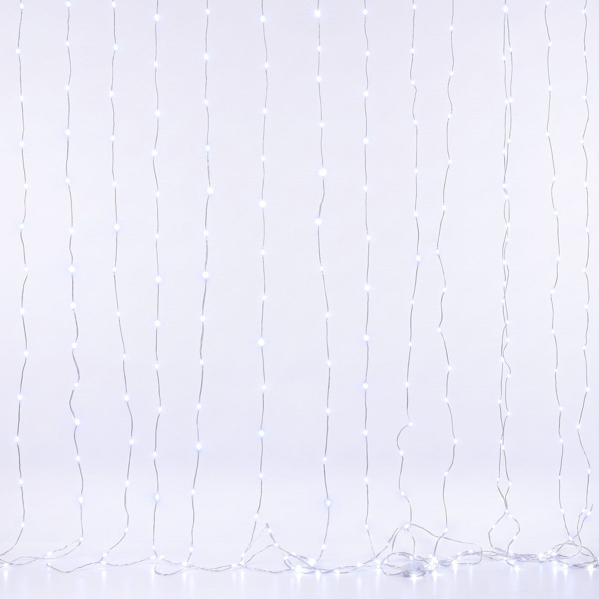 3M x 3M Curtain Lights with 300 Cool White LED Lights