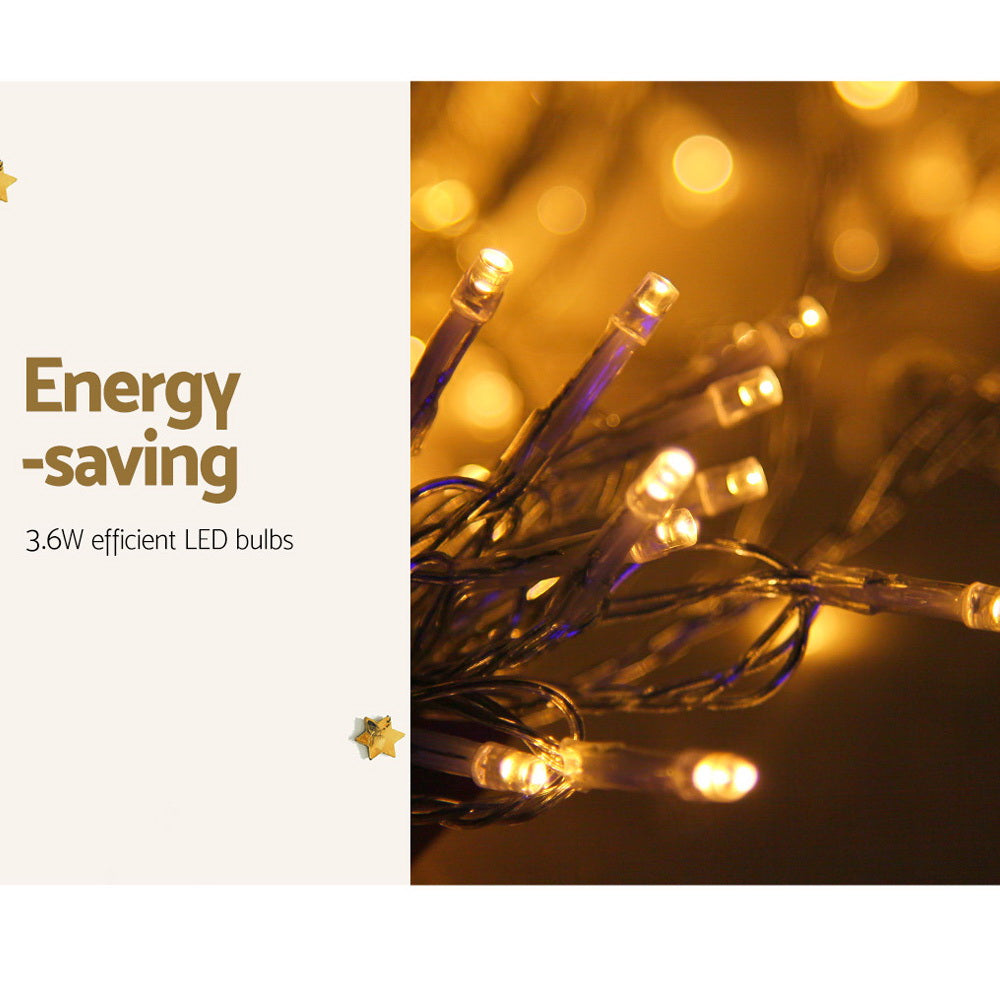 6M x 3M Curtain Lights with 600 Warm White LEDs