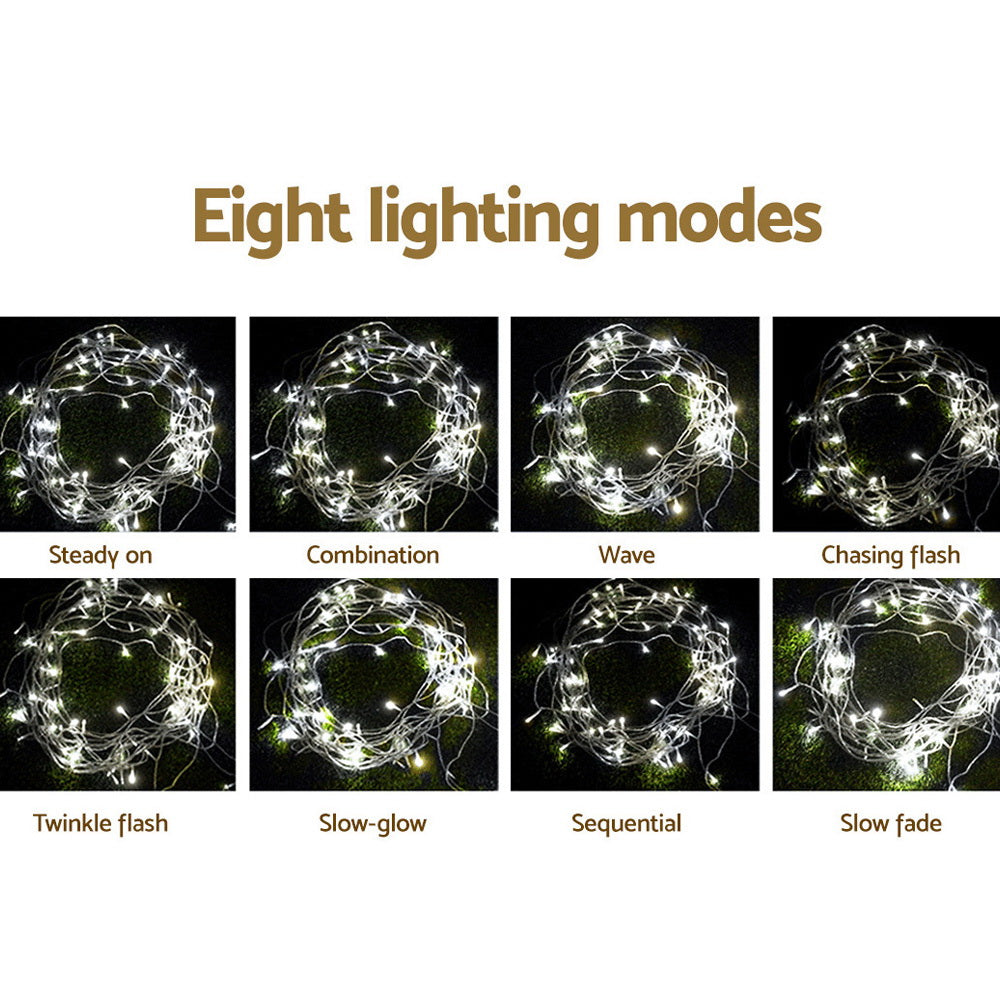 6M x 3M Curtain Lights with 600 Cool White LEDs