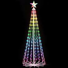 7FT RGB LED Christmas Tree – 265 Tips, 265 Multicolour LED Lights