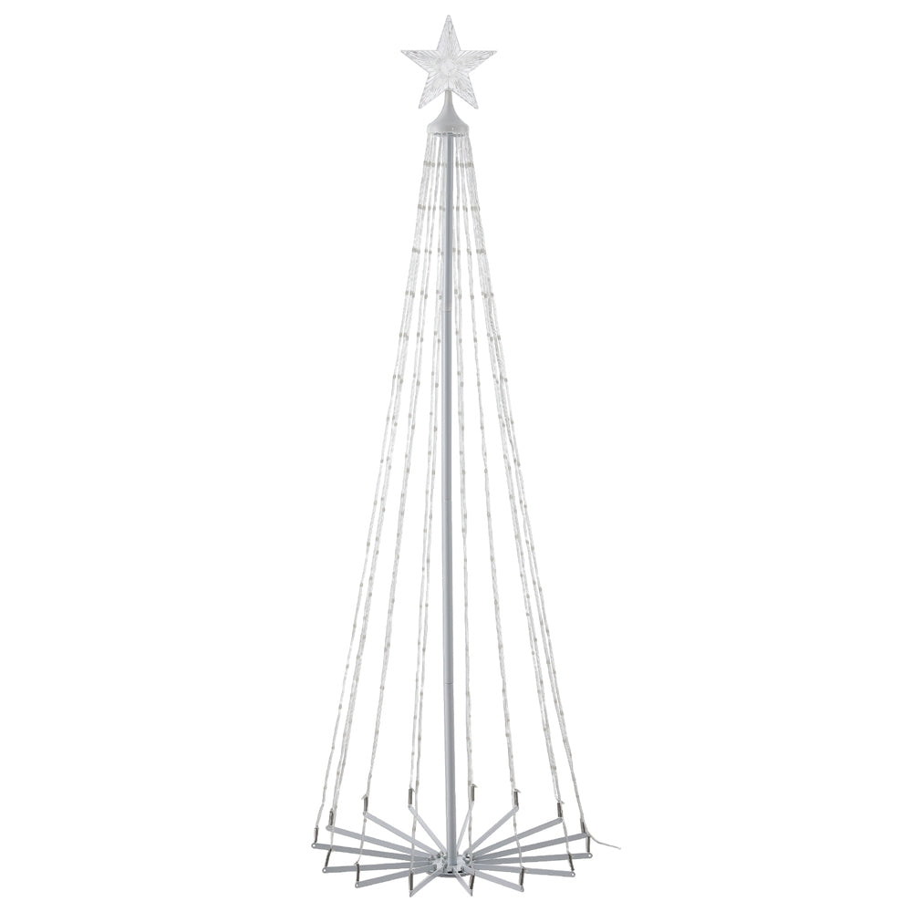 7FT RGB LED Christmas Tree – 265 Tips, 265 Multicolour LED Lights
