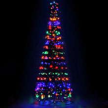 12FT Solar Multicolour LED Christmas Tree with Star Topper