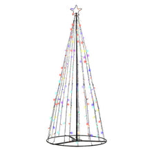 12FT Solar Multicolour LED Christmas Tree with Star Topper
