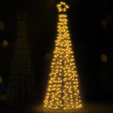 12FT Solar Christmas Tree – 400 Tips, 400 Warm White LED Lights