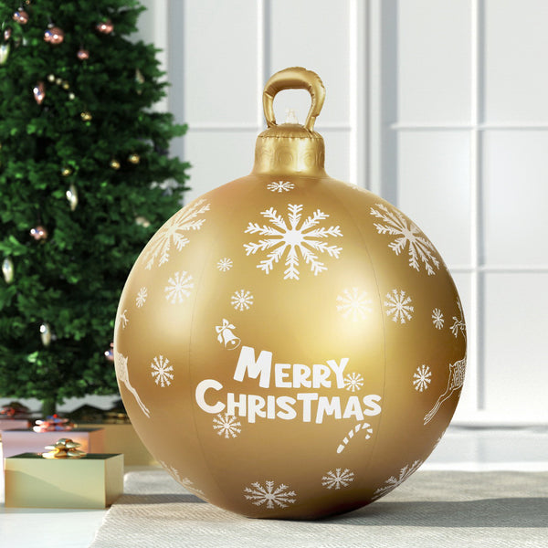 60CM Christmas Inflatable Merry Christmas Bauble Display – Unlit