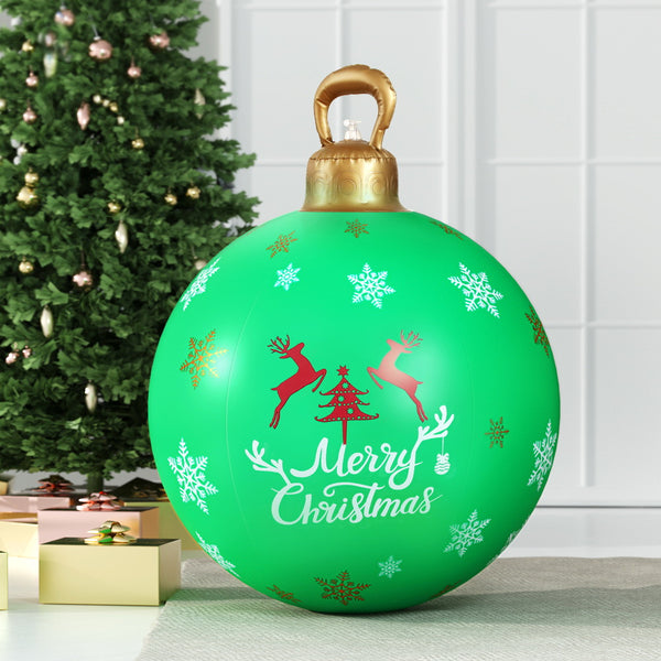 60CM Christmas Inflatable Merry Christmas Bauble Display – Unlit