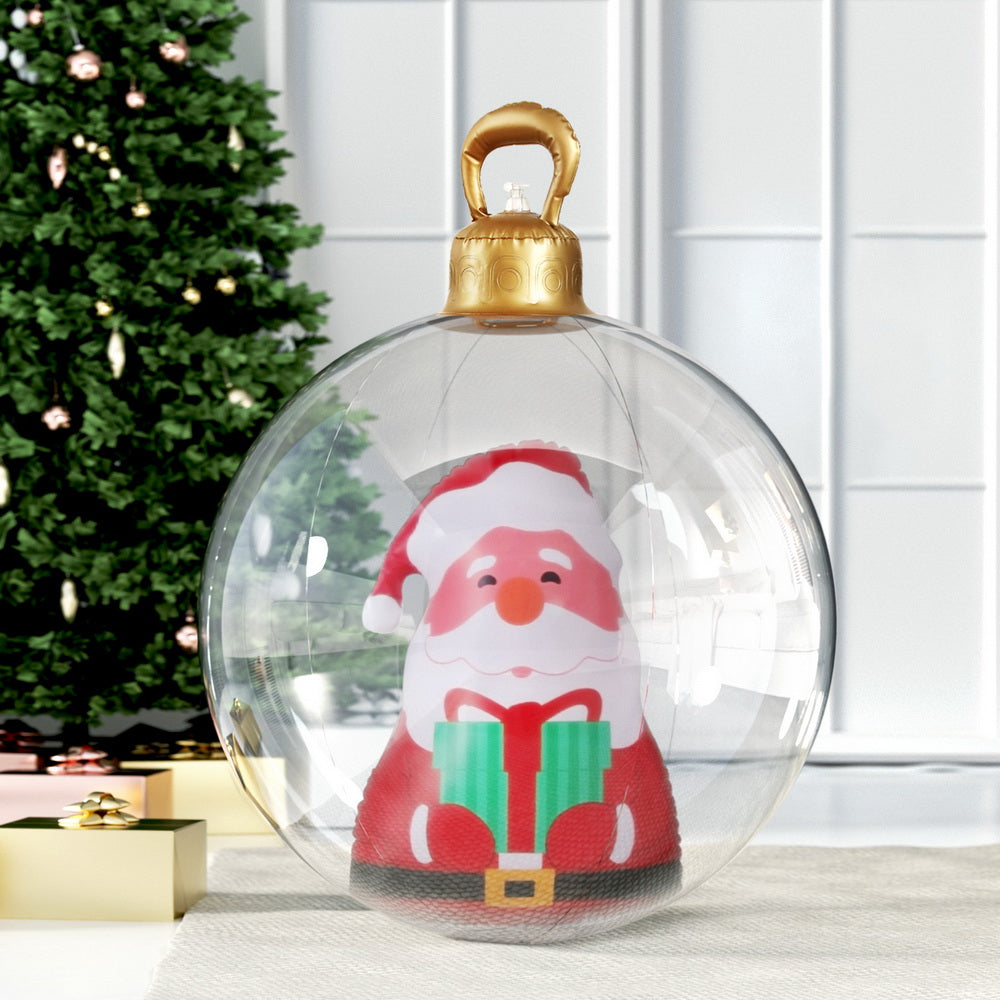 60CM Christmas Inflatable Santa Bauble Display – Unlit