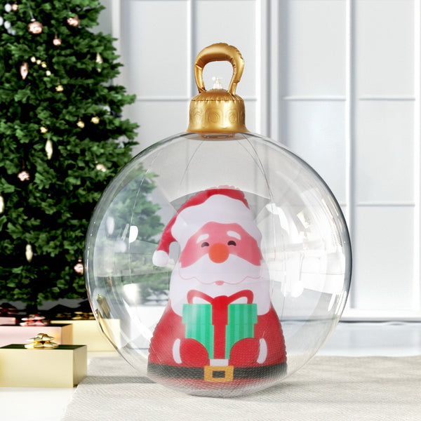 60CM Christmas Inflatable Santa Bauble Display – Unlit