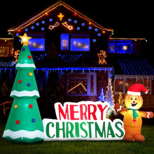 1.5M Christmas Inflatable Gingerbread Man Display – 2 Cold White LED Lights