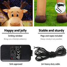 5M Giant Christmas Reindeer Inflatable with LED Lights