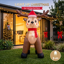 2.5M Reindeer Christmas Inflatable with LED Lights