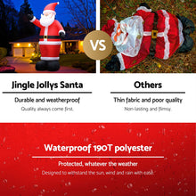 5M Giant Santa Inflatable with LED Lights