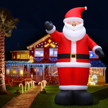 5M Giant Santa Inflatable with LED Lights