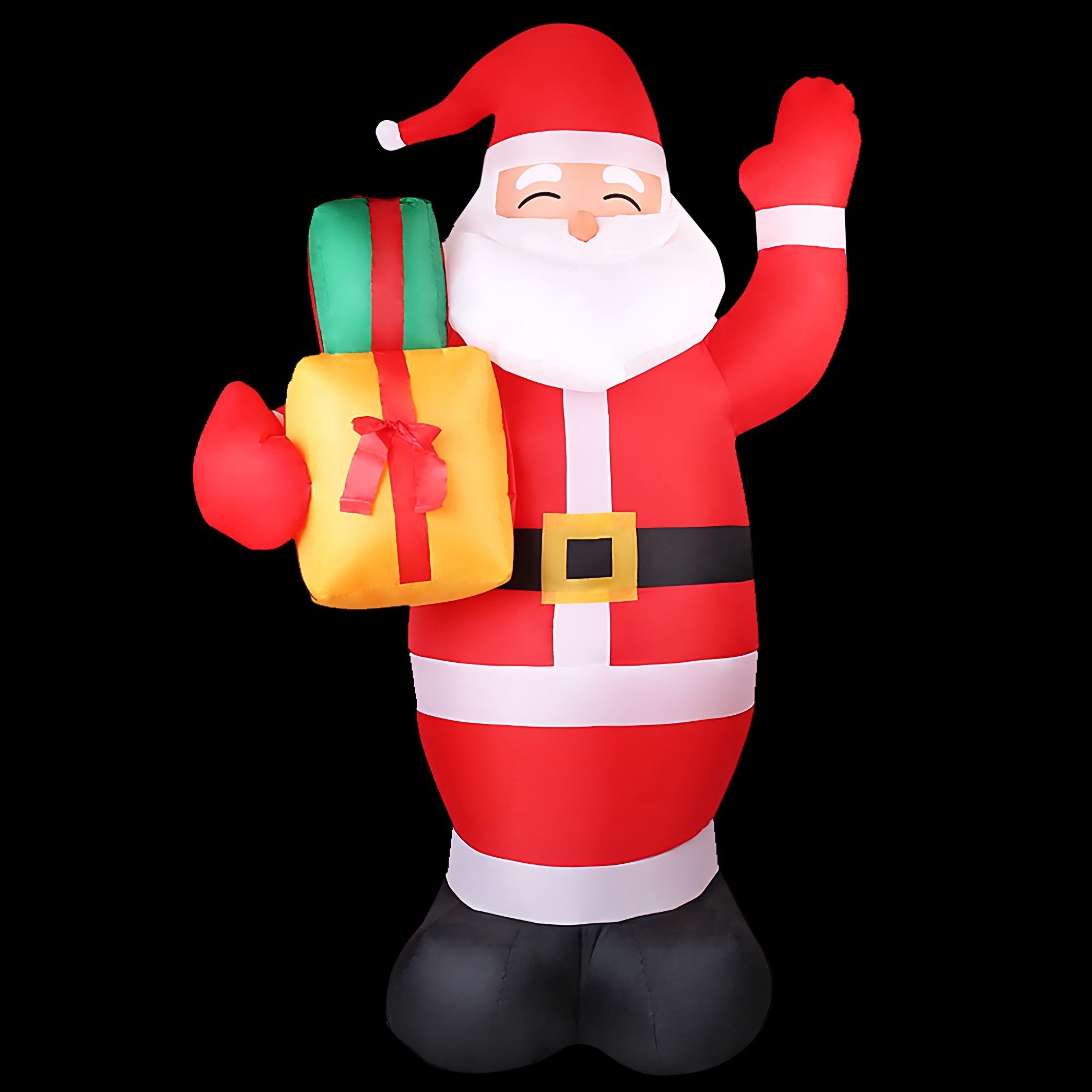 2.4M Santa with Presents Inflatable with LED Lights