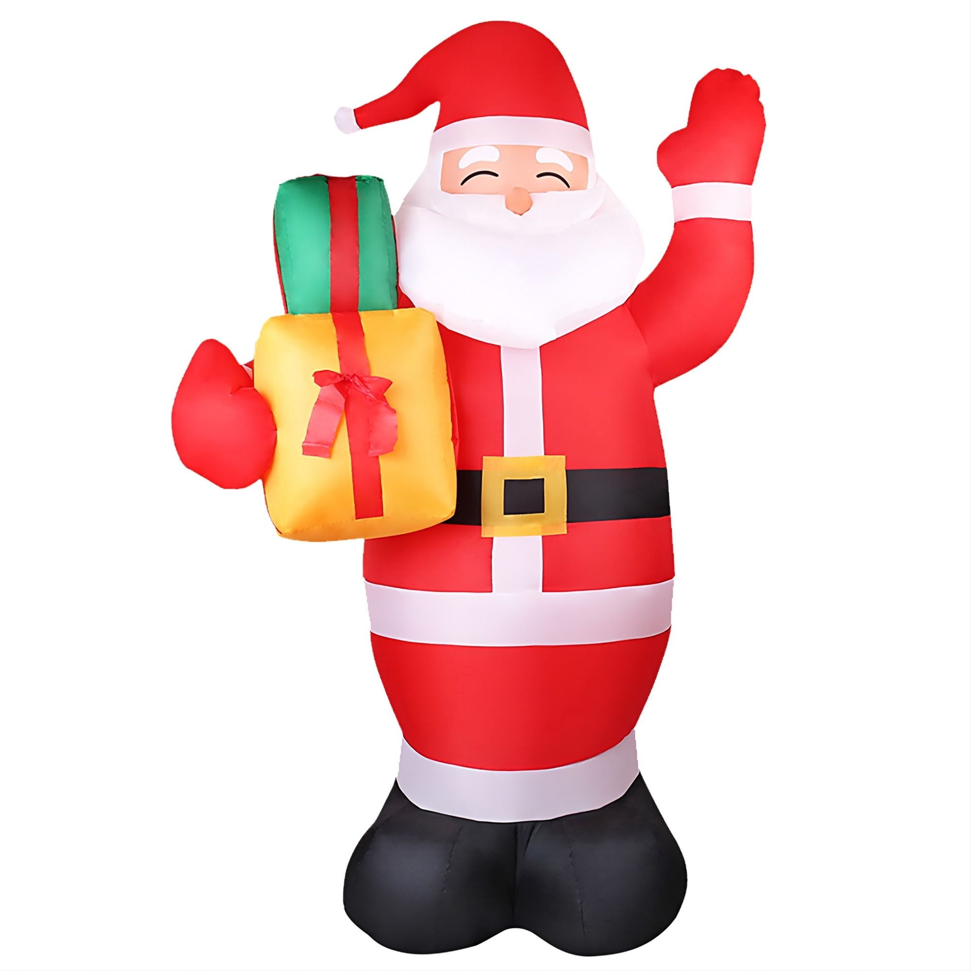 2.4M Santa with Presents Inflatable with LED Lights