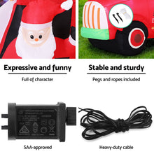 1.6M Santa's Tree Delivery Truck Christmas Inflatable with LED Lights