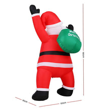 1.9M Climbing Santa Christmas Inflatable with LED Lights