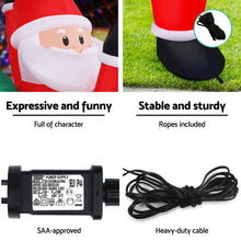 1.9M Climbing Santa Christmas Inflatable with LED Lights