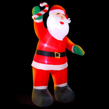 3M Santa with Candy Cane Christmas Inflatable with LED Lights