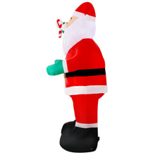 3M Santa with Candy Cane Christmas Inflatable with LED Lights